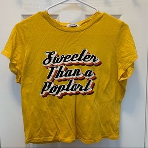 Fashion Nova Cropped Graphic Tee